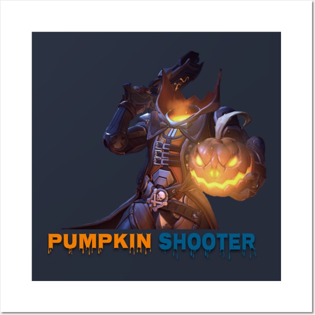 pumpkin shooter Wall Art by abangkiting30